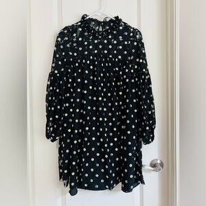 Zara Polka Dots Lace Dress